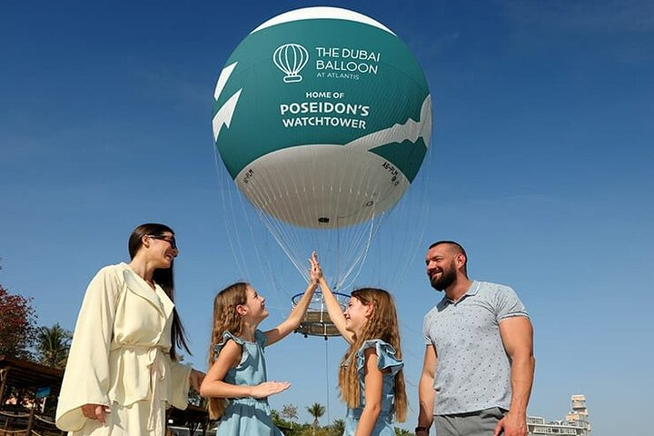 Soar high above Dubai for 15 minutes taking in stunning city views from The Dubai Balloon. An unforgettable experience awaits as you float over the iconic skyline.